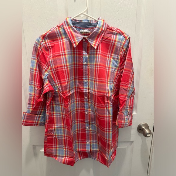 Charter Club Shirt Shop Multicolor Plaid Shirt - Picture 1 of 11